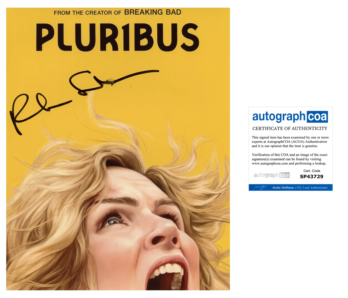 RHEA SEEHORN SIGNED PLURIBUS 8x10 PHOTO D w/EXACT VIDEO PROOF & AUTOGRAPH COA, изображение 3