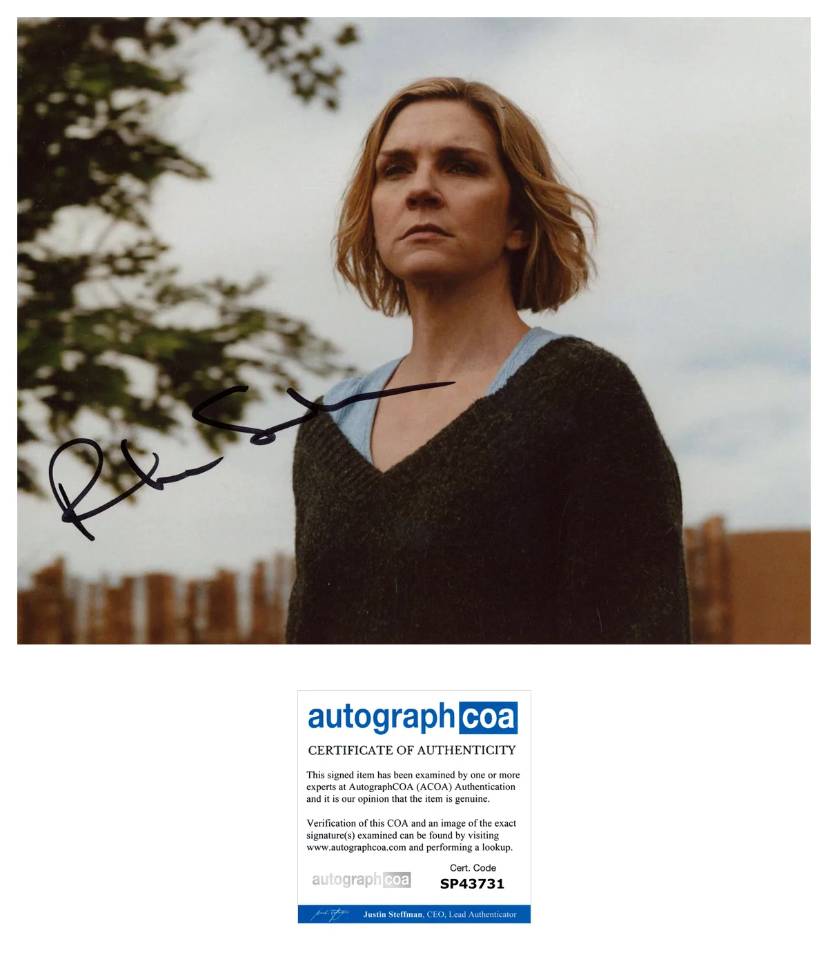 RHEA SEEHORN SIGNED PLURIBUS 8x10 PHOTO C w/EXACT VIDEO PROOF & AUTOGRAPH COA, image 3