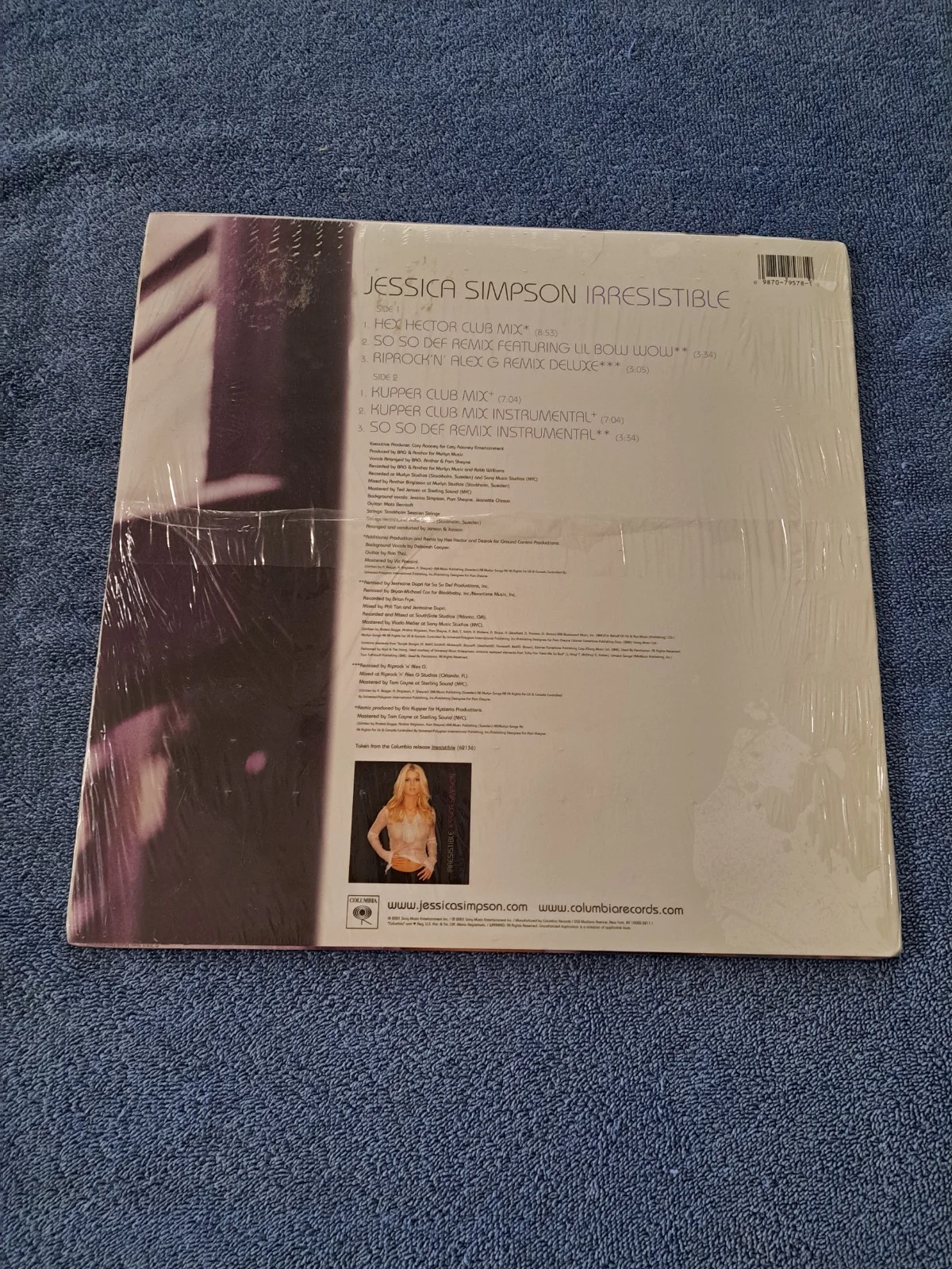 JESSICA SIMPSON BRAND NEW IRRESISTIBLE LP VINYL ALBUM, изображение 2