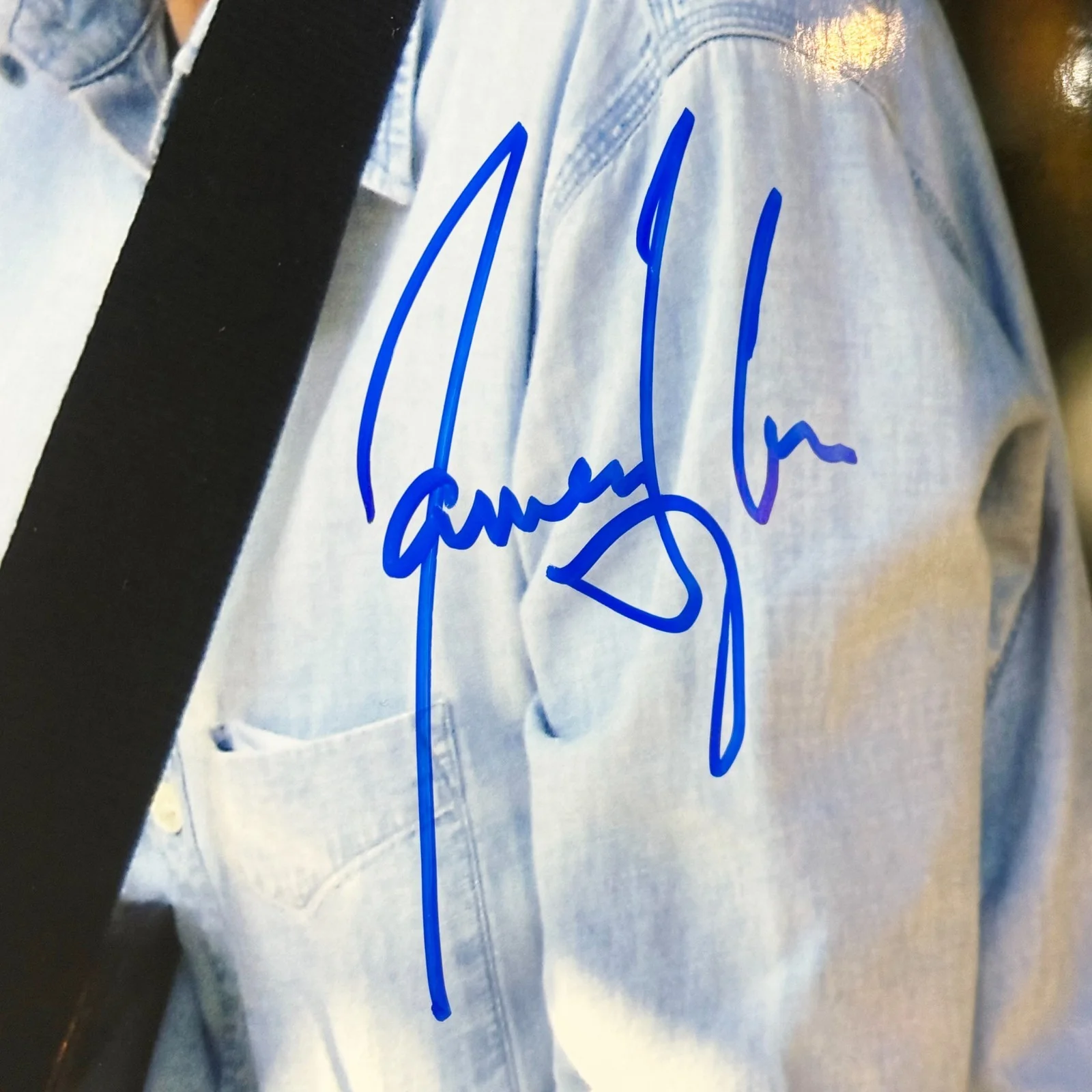 James Taylor Signed 11x14 Photo – BAS Beckett Certified – Framed 13x19 Display, image 2