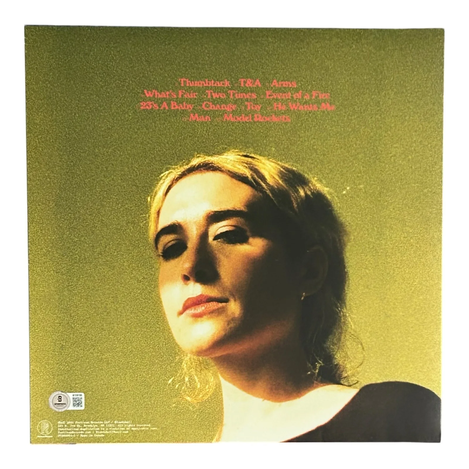 BLONDSHELL AUTOGRAPHED IF YOU ASK FOR A PICTURE LP VINYL RECORD BECKETT BT20705, image 3