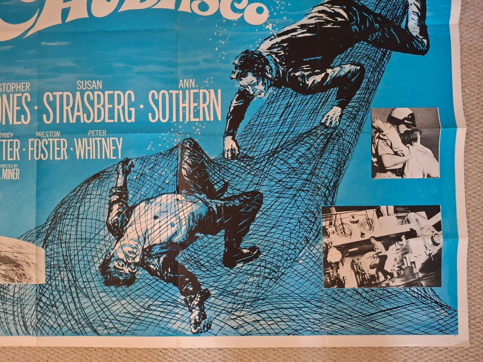 CHUBASCO Original Rare Film Cinema Movie Quad Poster Richard Egan, изображение 4