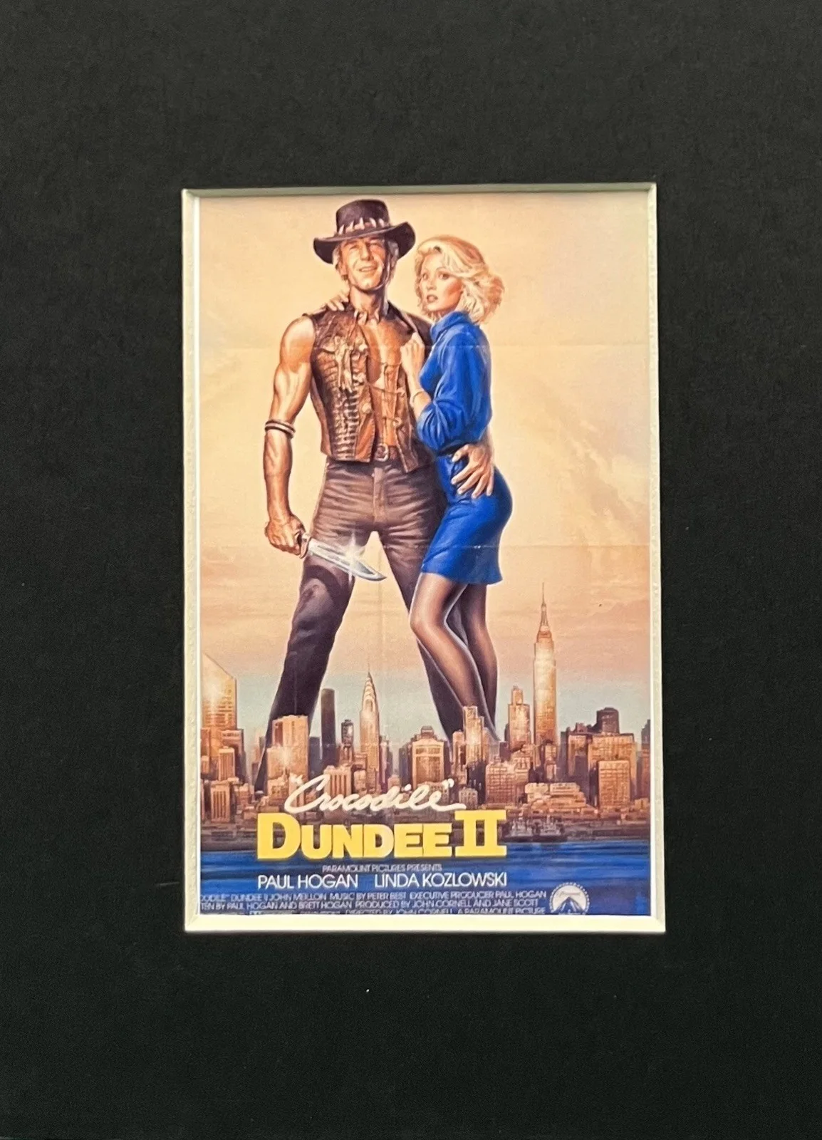 CROCODILE. 2. Death Swamp. Paul Hogan . 35mm Film Cell Mounted Display, image 2