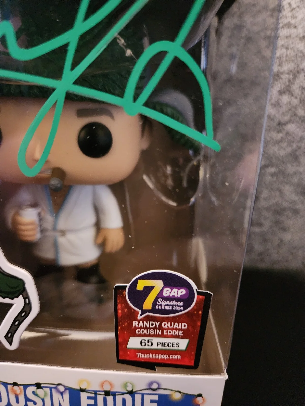Randy Quaid — Christmas Vacation/ Cousin Eddie Signed Funko By Randy Quaid JSA baptist LE 1/65, image 2