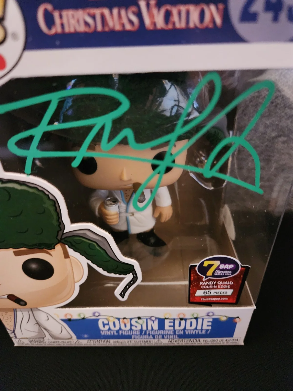 Randy Quaid — Christmas Vacation/ Cousin Eddie Signed Funko By Randy Quaid JSA baptist LE 1/65, image 3