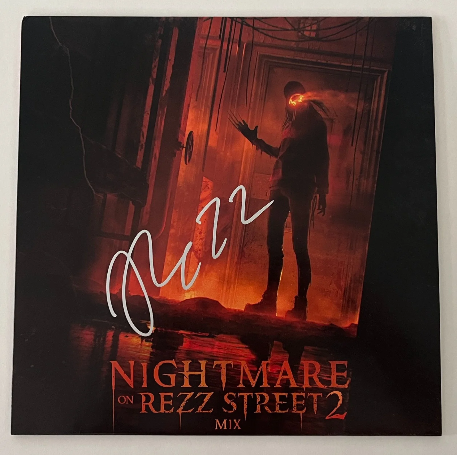 DJ REZZ SIGNED NIGHTMARE ON REZZ STREET 2 MIX VINYL w/EXACT PROOF & BECKETT COA, изображение 3