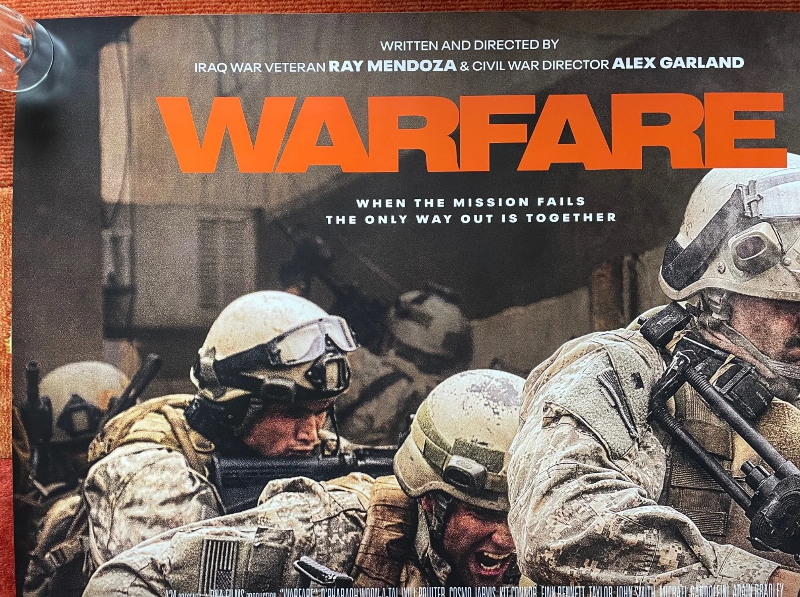 WARFARE (2025) Original UK Quad A24 Movie Film Poster Will Poulter, изображение 2