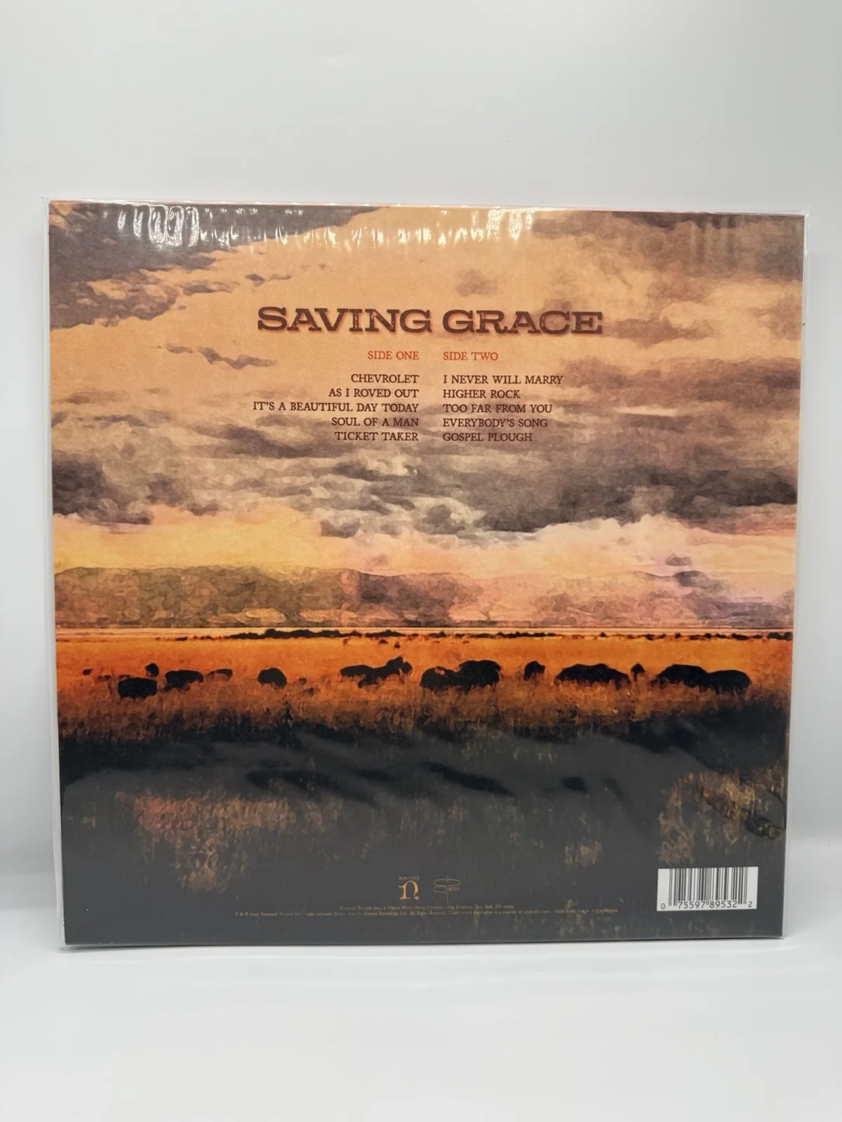 ROBERT PLANT Signed Autographed Saving Grace Vinyl LP Cover Led Zeppelin 🆕, image 3