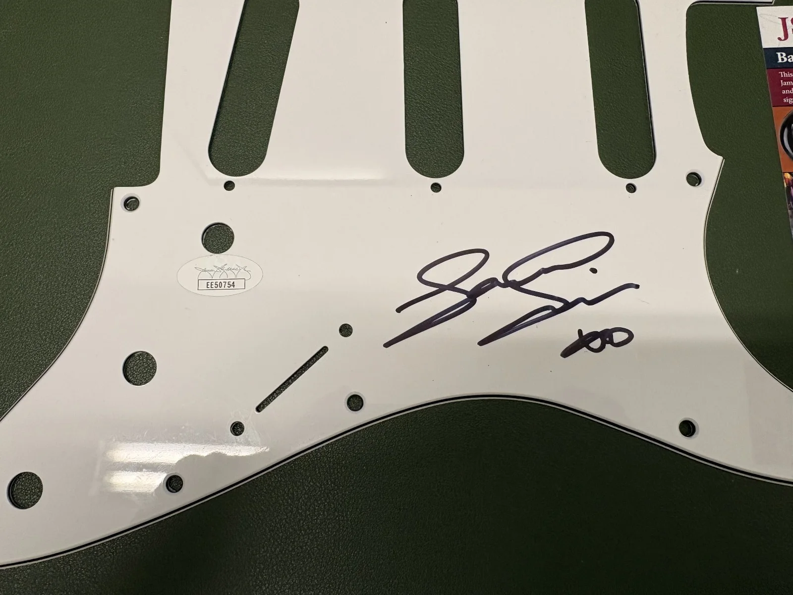 SIGNED AUTOGRAPHED Sam Smith - Guitar Pickguard JSA COA, image 2