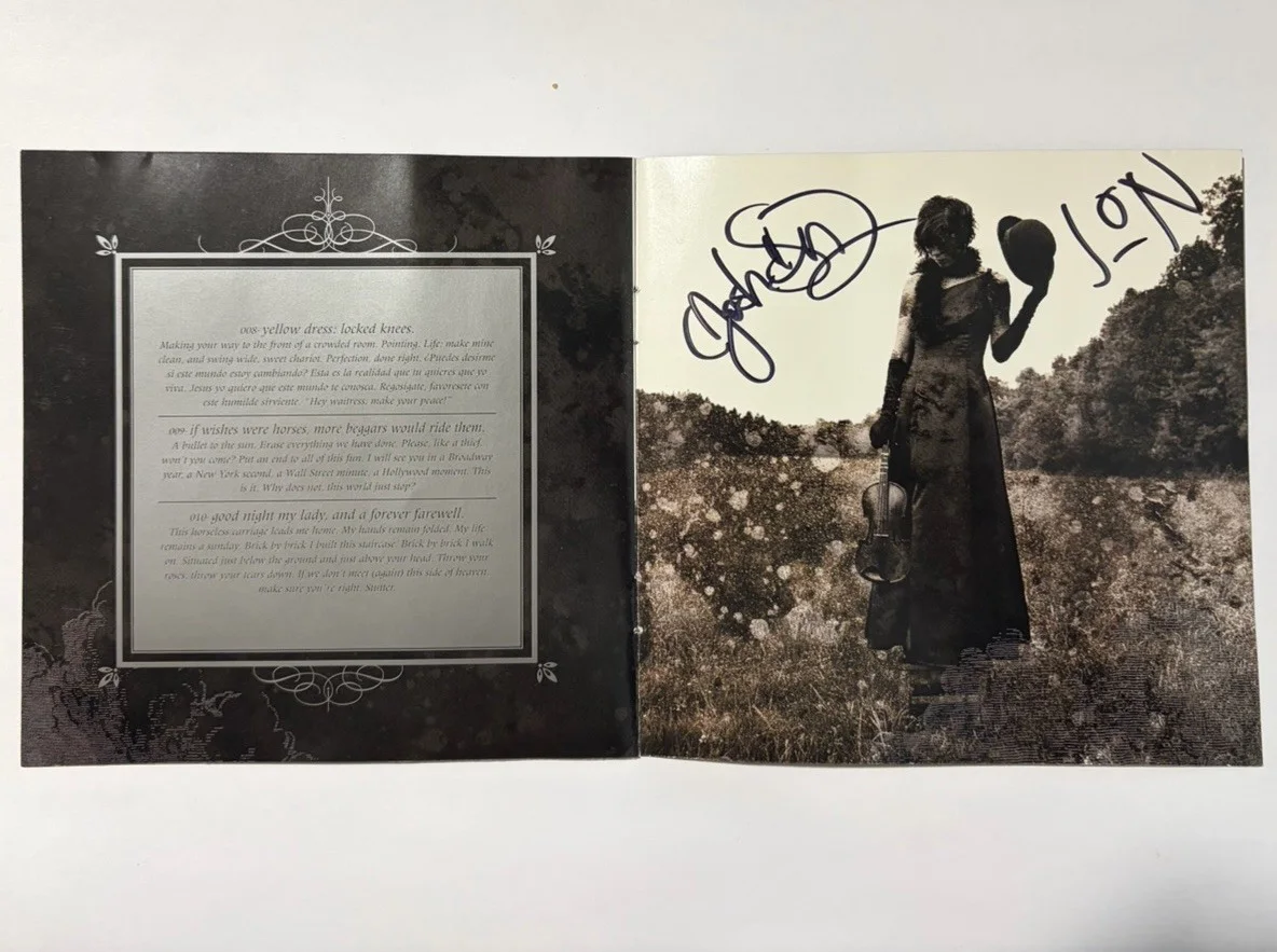 The Chariot Everything Alive Breathing Nothing Dead Bleeding Autographed CD 2005, image 5