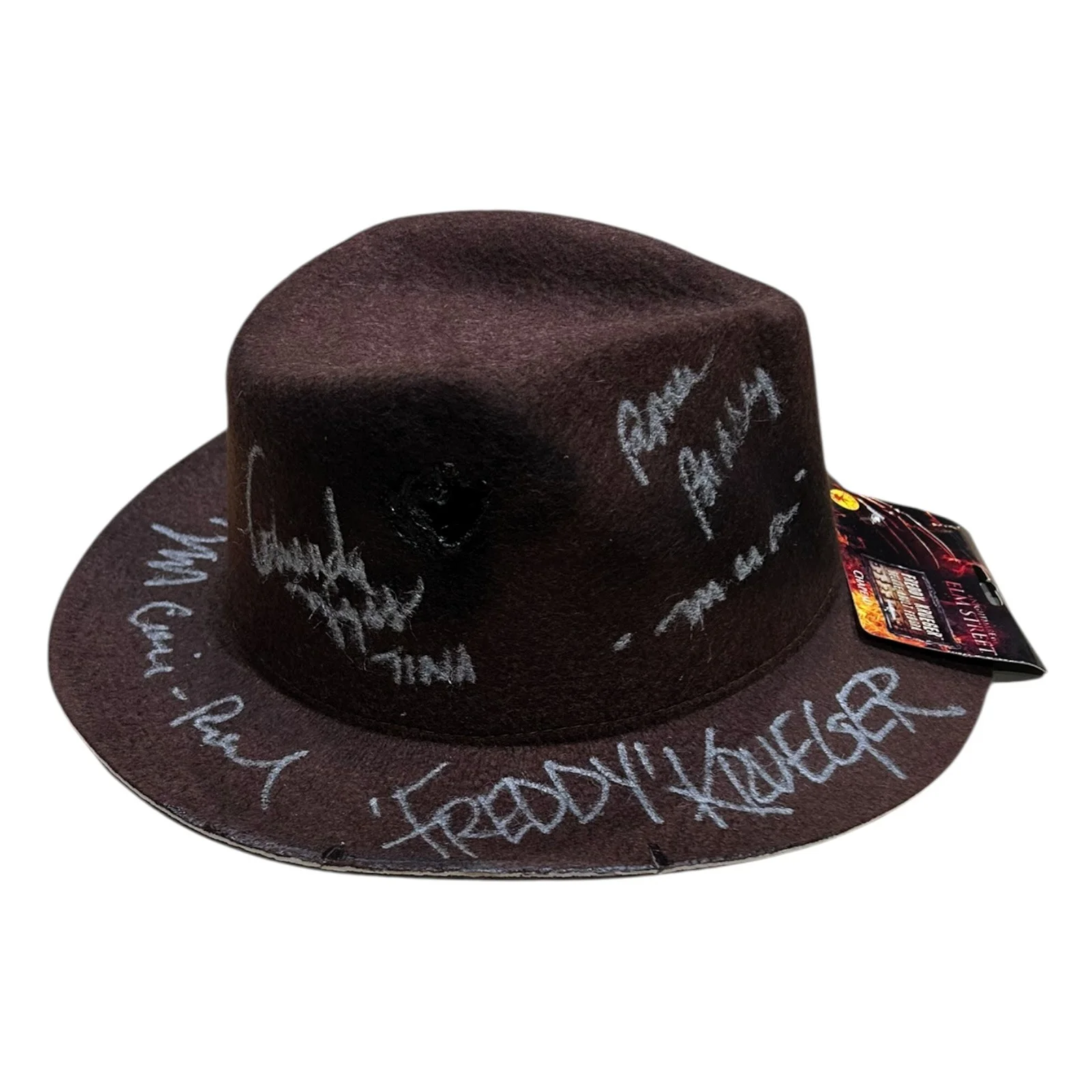ROBERT ENGLUND — ROBERT ENGLUND FREDDY KRUEGER CAST SIGNED NIGHTMARE ON ELM ST FEDORA BECKETT, image 4