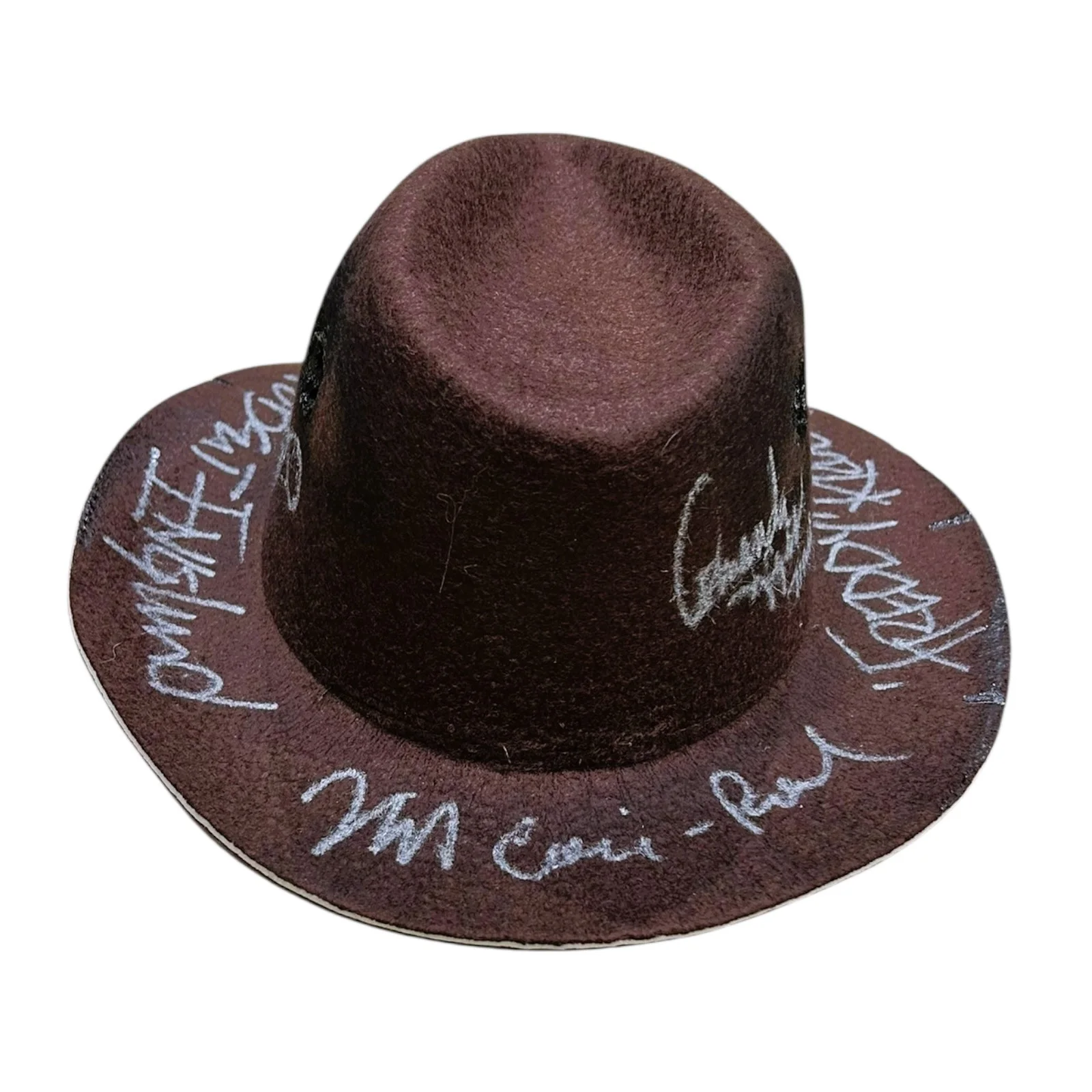 ROBERT ENGLUND — ROBERT ENGLUND FREDDY KRUEGER CAST SIGNED NIGHTMARE ON ELM ST FEDORA BECKETT, image 5