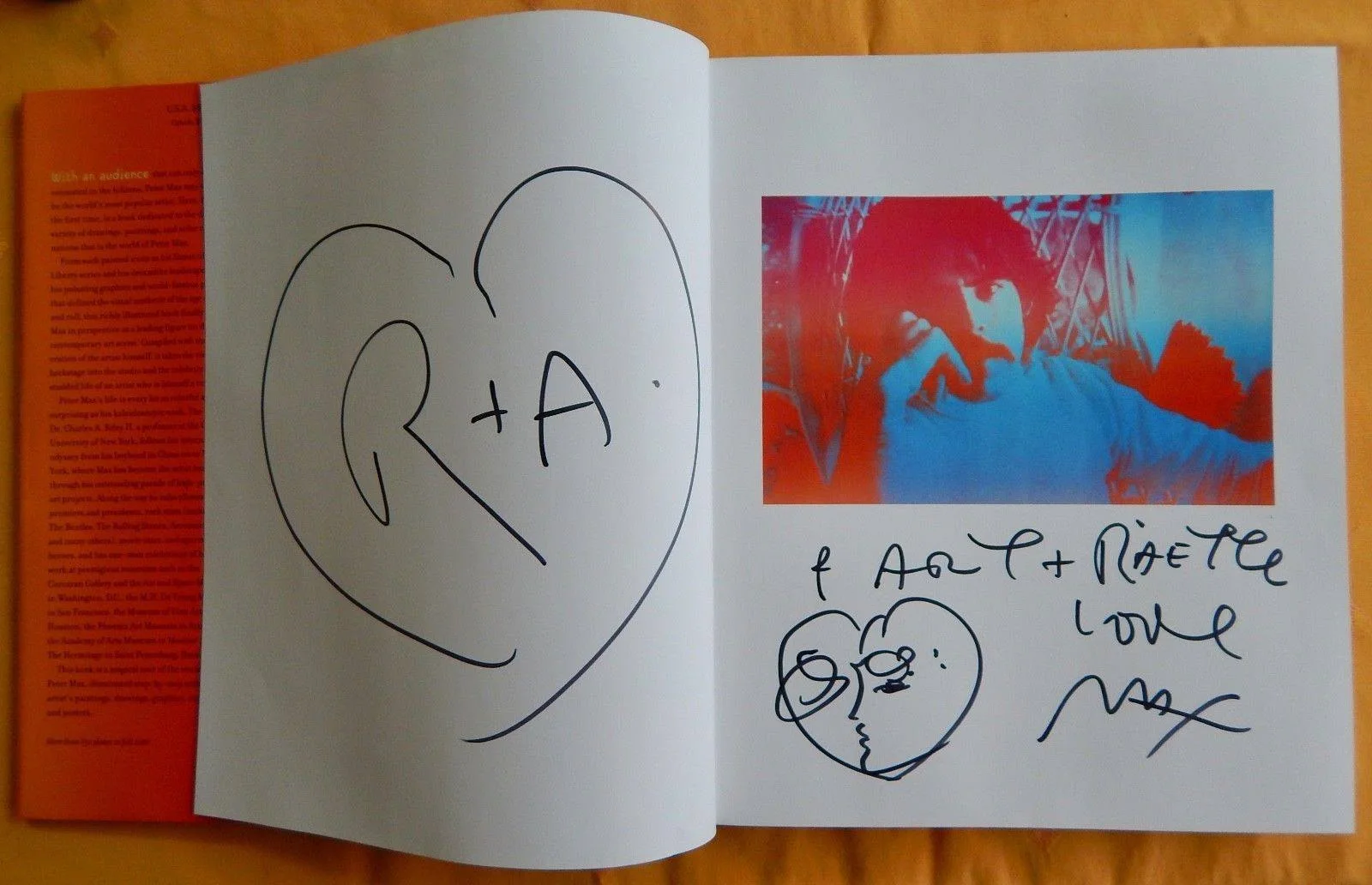 The Art of Peter Max Signed With Original Sketch Drawing, изображение 2