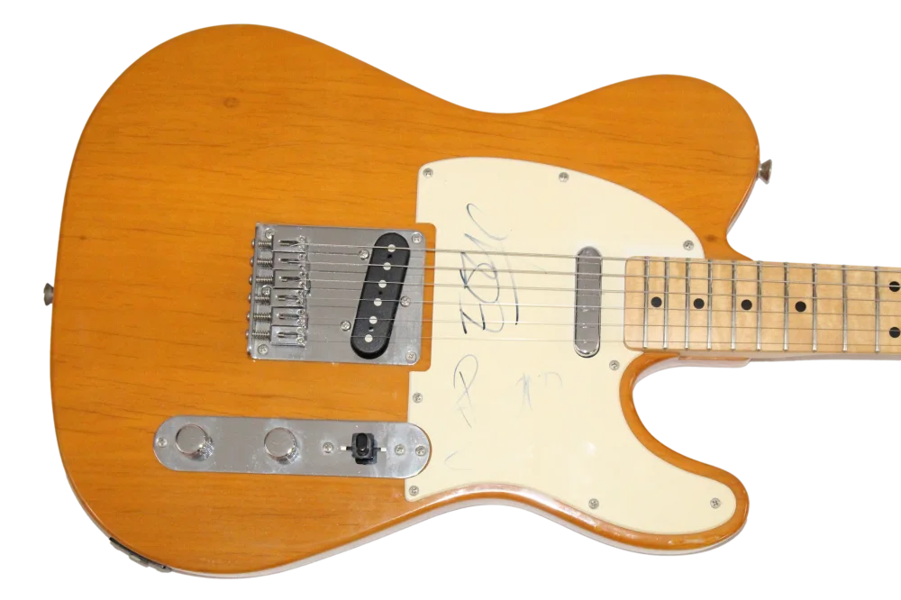 Bono, The Edge — Bono & The Edge U2 Signed Autograph Telecaster Guitar - Joshua Tree w/ JSA COA