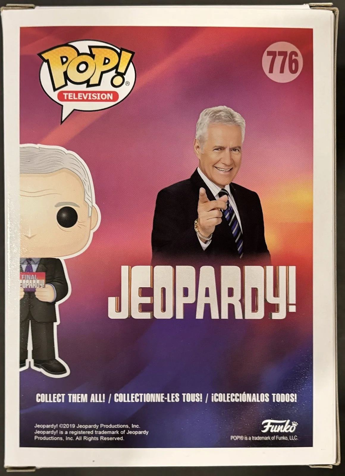 Mayim Bialik — Mayim Bialik Autographed/Signed Funko Pop! Jeopardy! Alex Trebek #776 Proof!, изображение 3