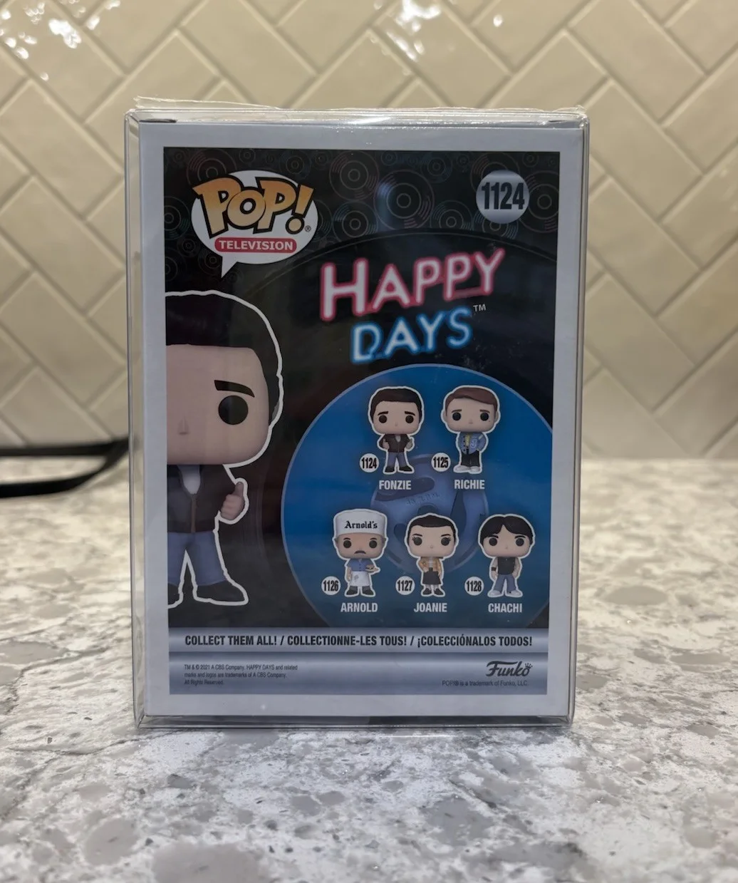 Signed Authentic Happy Days Fonzie Funko Pop #1124 Autographed By Henry Winkler, изображение 4