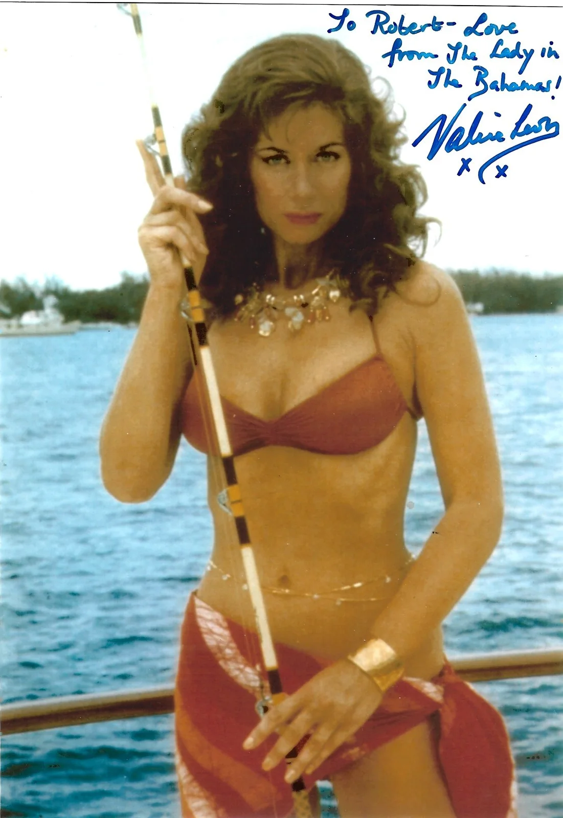 Valerie Leon — Valerie Leon Signed 8x10 'Never Say Never Again' 007 James Bond Photo