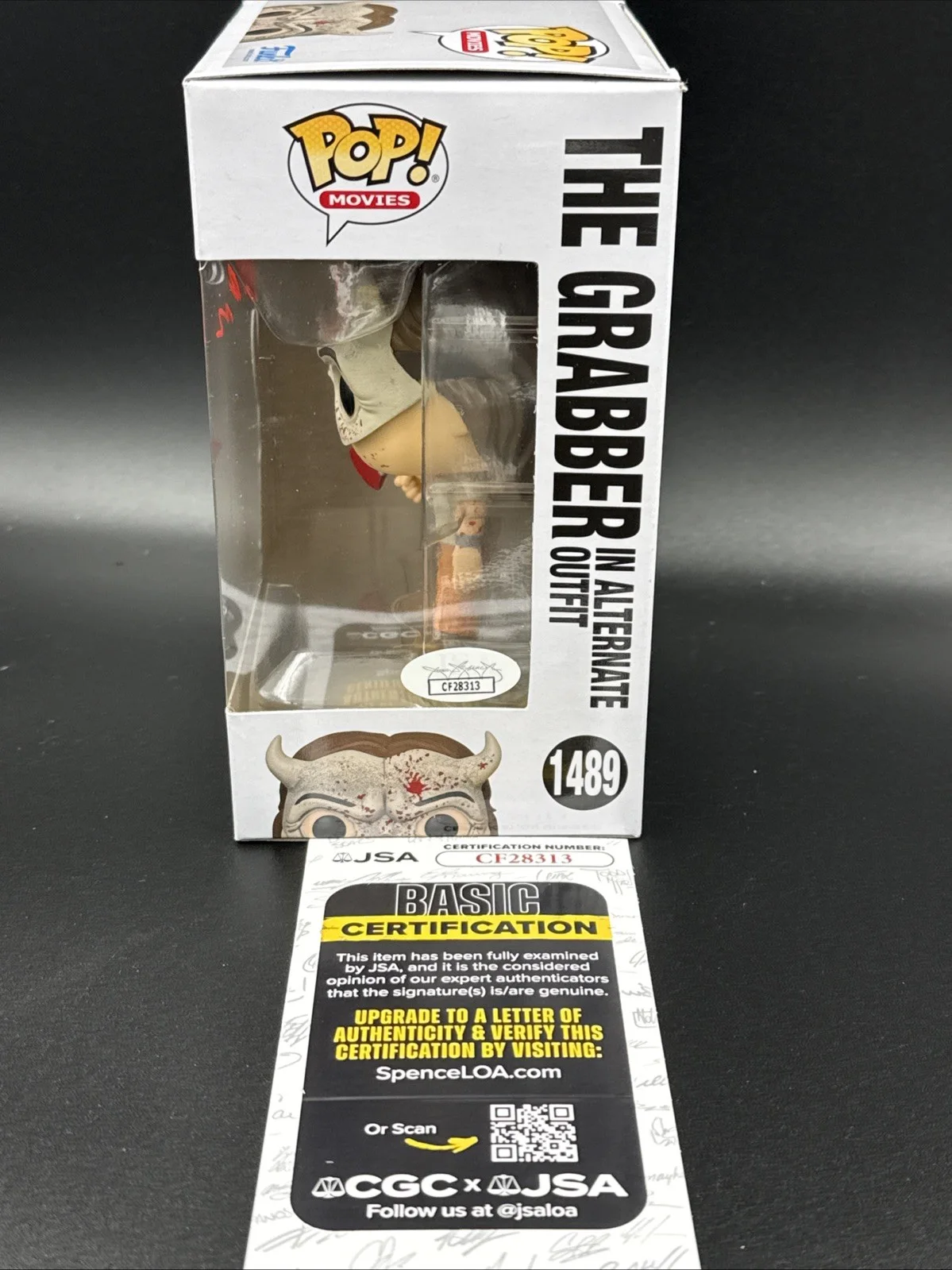 Mason Thames — Mason Thames signed Black Phone Grabber Funko Pop! #1489 JSA Ethan Hawke, изображение 4
