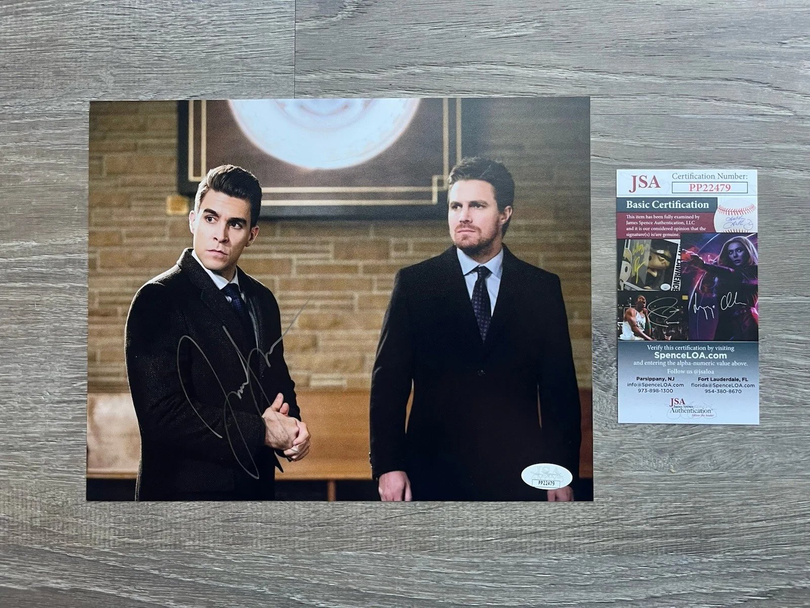 Josh Segarra — Josh Segarra Signed Arrow 8x10 Photo JSA COA DC Adrian Chase Prometheus