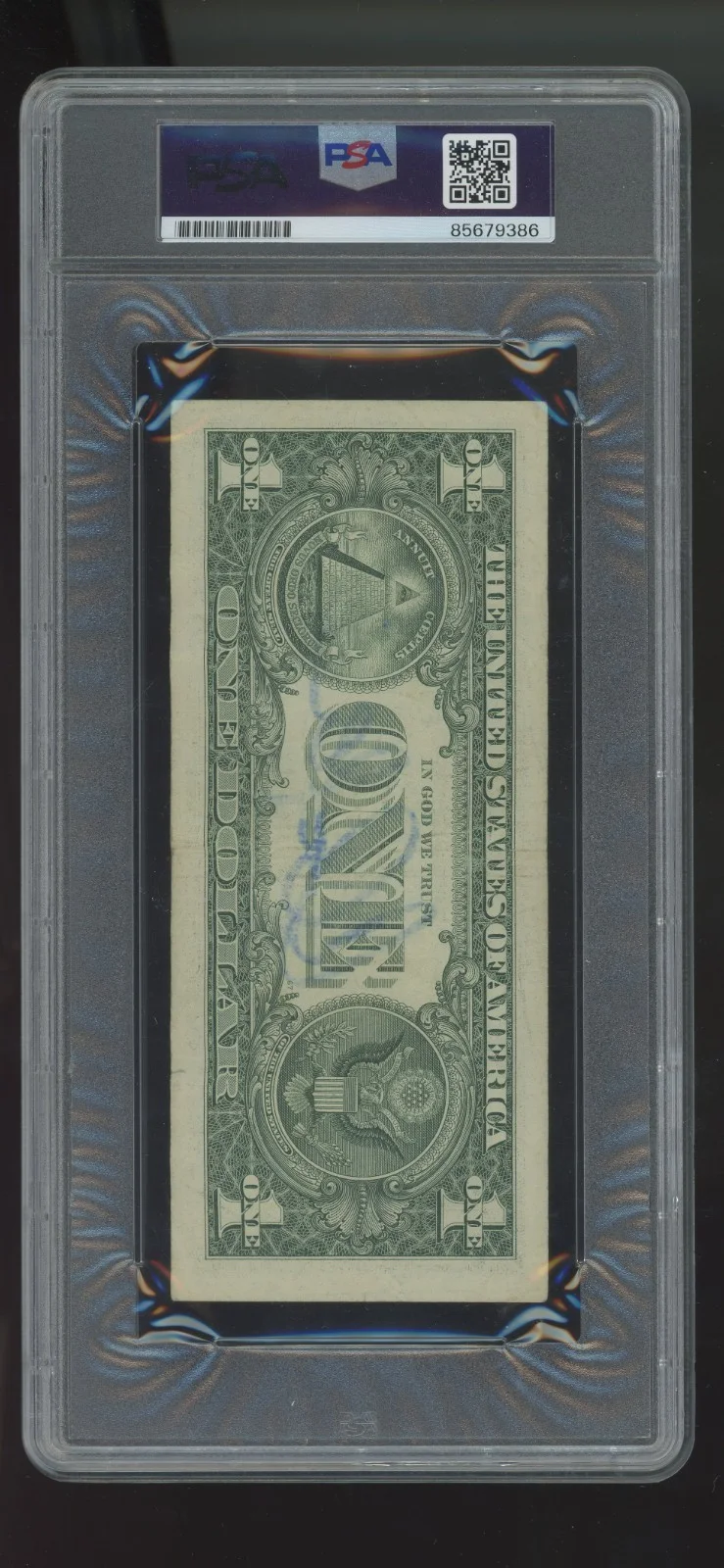 Charlie Sheen Signed $1.00 Dollar Bill Wall Street PSA/DNA Encased Clean Auto, image 2