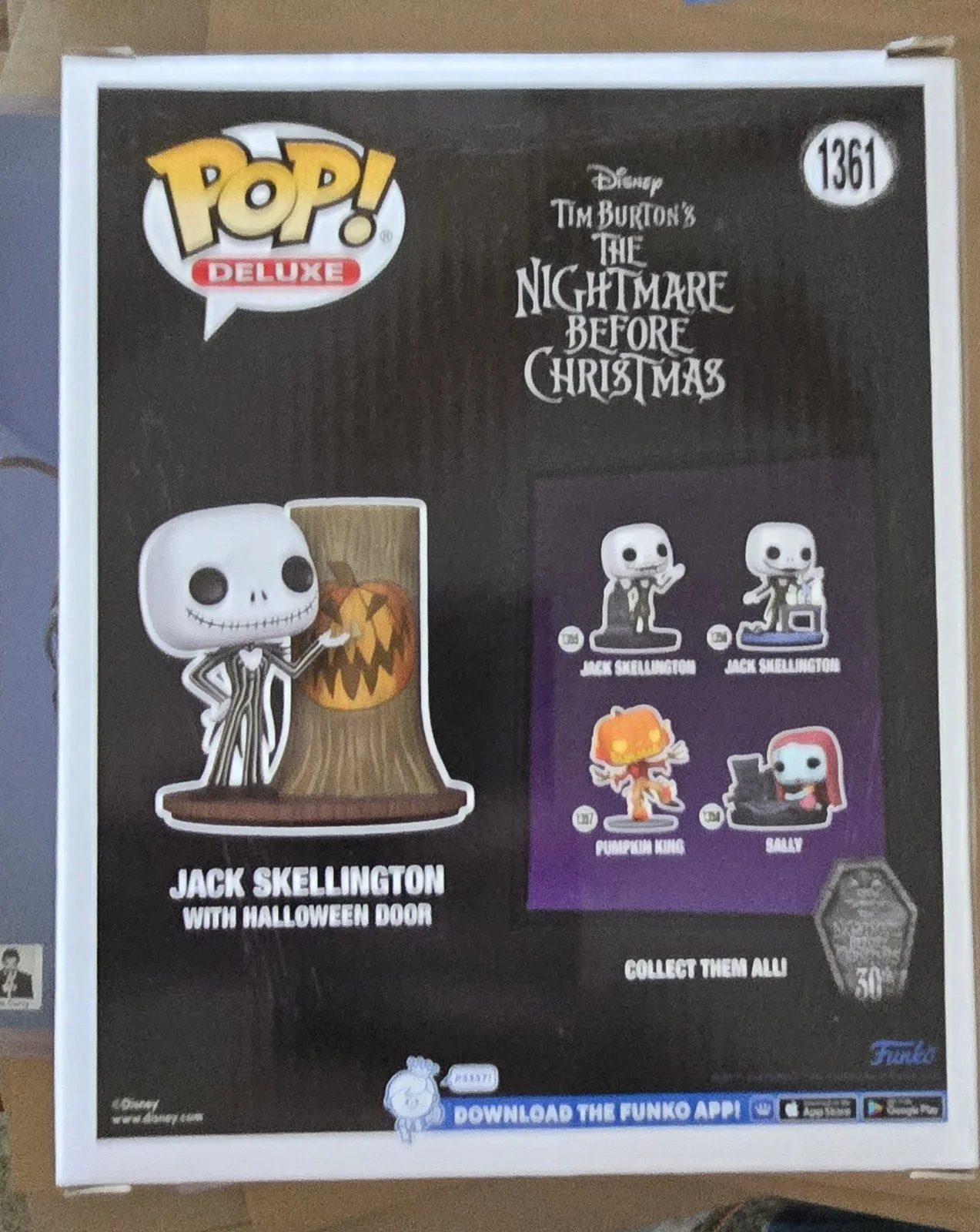 Chris Sarandon — Chris Sarandon Signed Large Funko Pop Jack Skellington Halloween 1361 OCCM COA, изображение 3