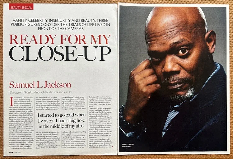 SAMUEL L JACKSON - 2007 full page UK magazine poster, image 2