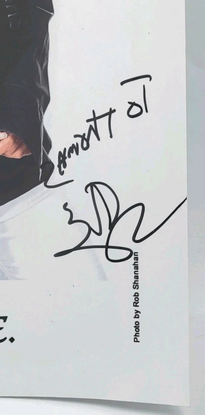 SHEILA E. Backwards Autographed Signed 8 x 10 Promo Photograph - To Thomas, изображение 2