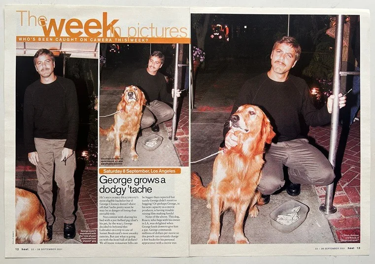 GEORGE CLOONEY - 2001 Full page UK magazine poster, изображение 2