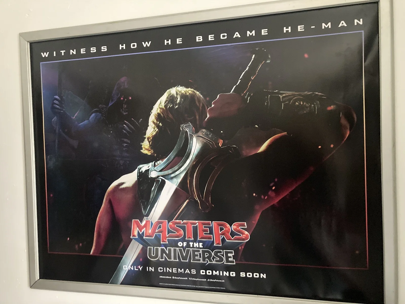 Masters Of The Universe 2026 Original UK Quad Cinema Poster HE-MAN, изображение 2