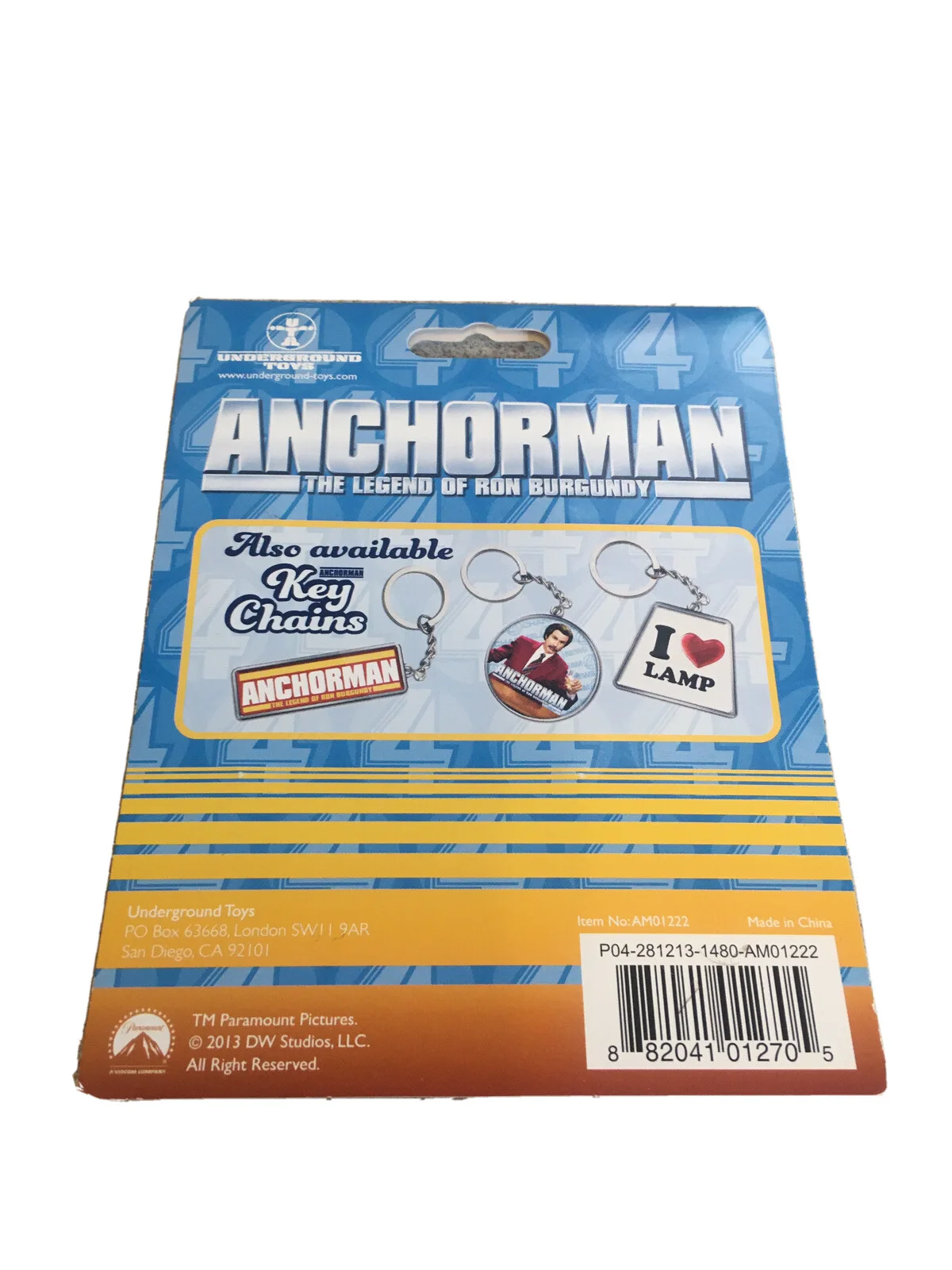 ANCHORMAN 2013 RON BURGUNDY 4x BADGES / BUTTON SET - BRAND NEW, изображение 4