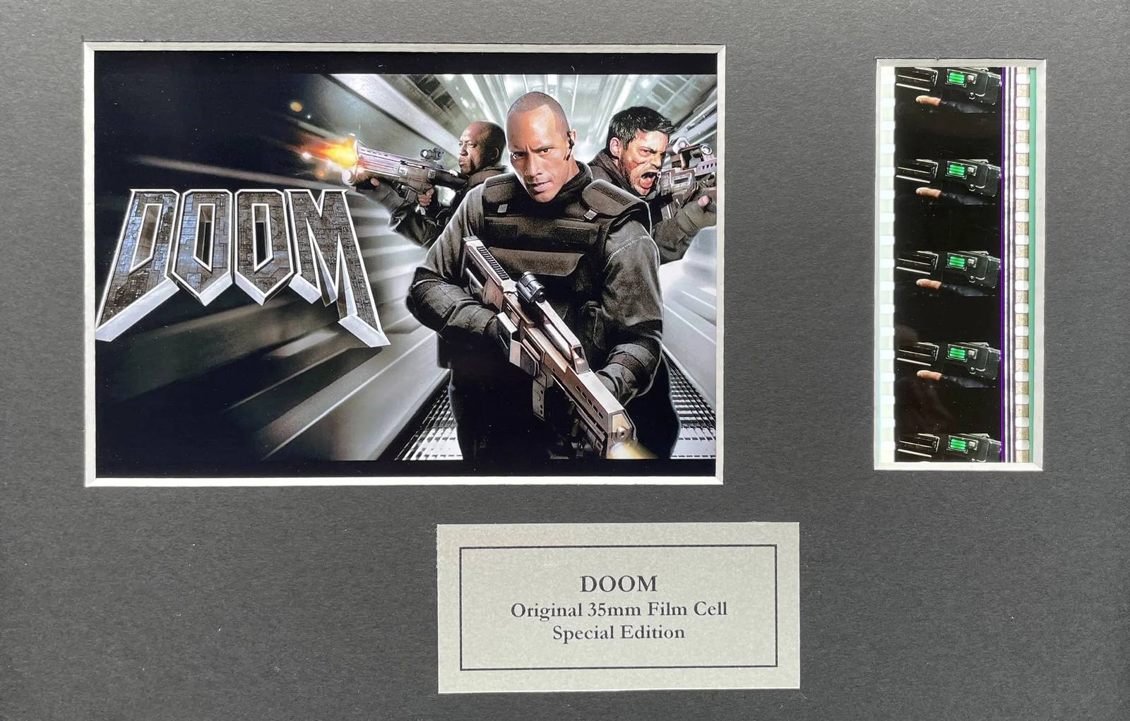 DOOM of 2005 Original 35mm Film Cells set within Quality Wood Frame + COA, image 2