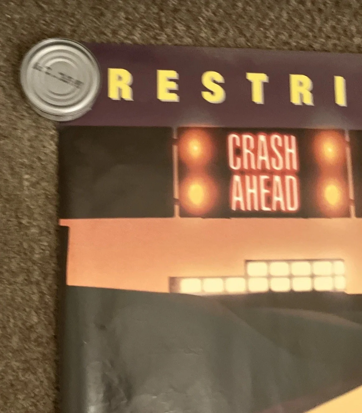 Crash Original Movie Poster British Quad Double Sided David Cronenberg, image 5