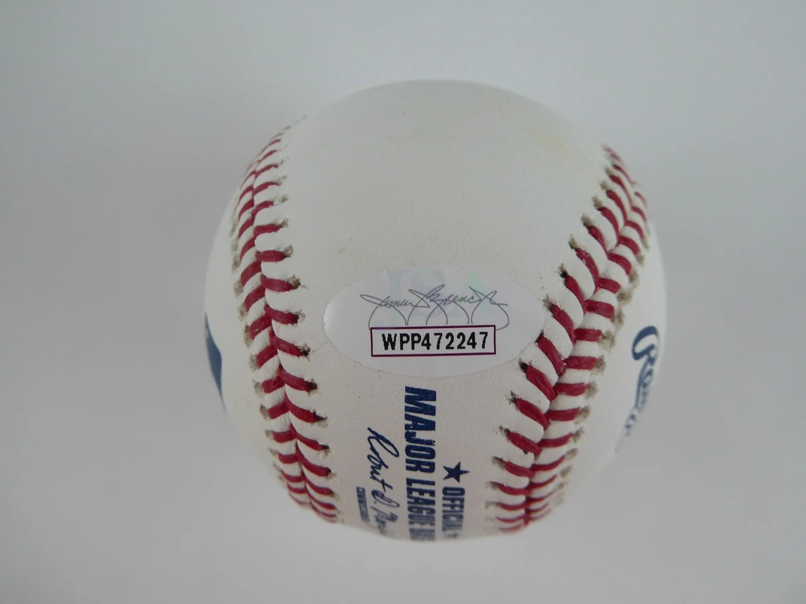 Peter Serafinowicz — Peter Serafinowicz Signed Baseball Actor The Tick Star Wars Darth Maul JSA COA, image 3