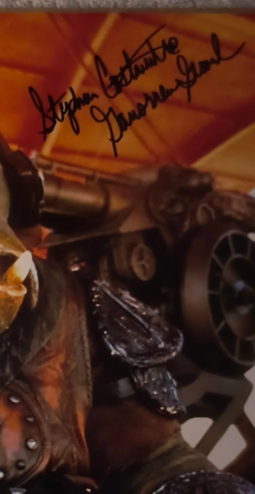 STAR WARS STEPHEN COSTANTINIO Gamorrean Guard signed autograph 8x10 Bam Box BAS, изображение 2