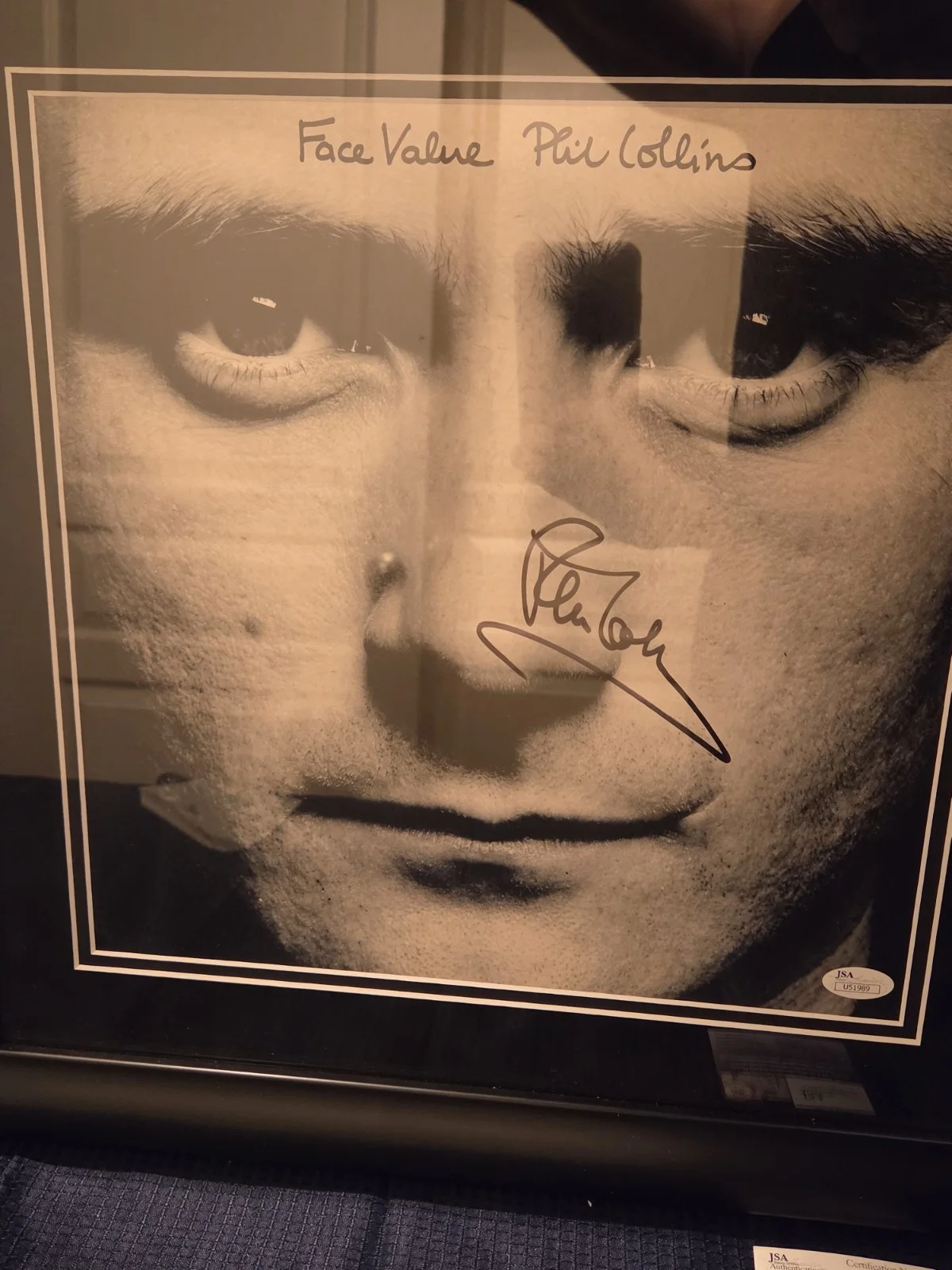 Autographed Phil Collins Face Value Album/JSA Cert, image 3