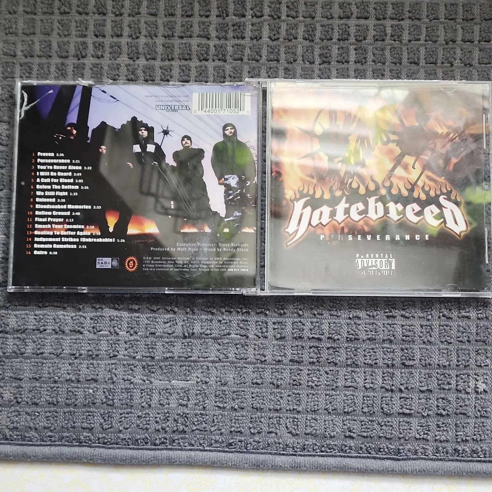Hatebreed Perseverance Auto Original CD booklet Jasta, Beattie, Sean Martin, image 3