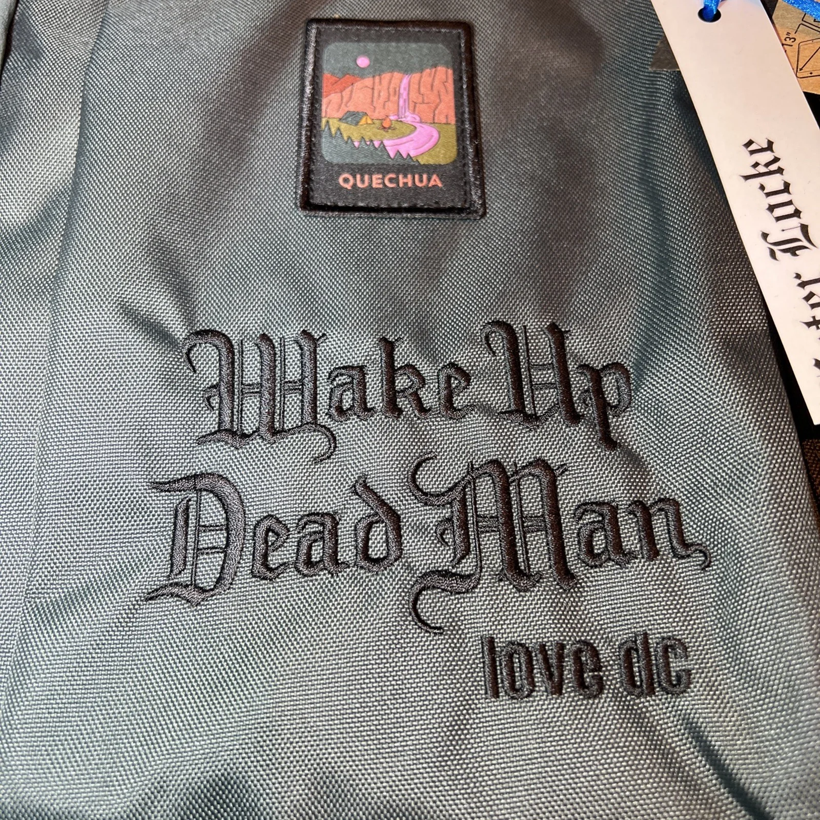 Wake Up Deadman Rucksack - Cast And Crew. 23 Litre Quechua Roll Top Bag new, image 2
