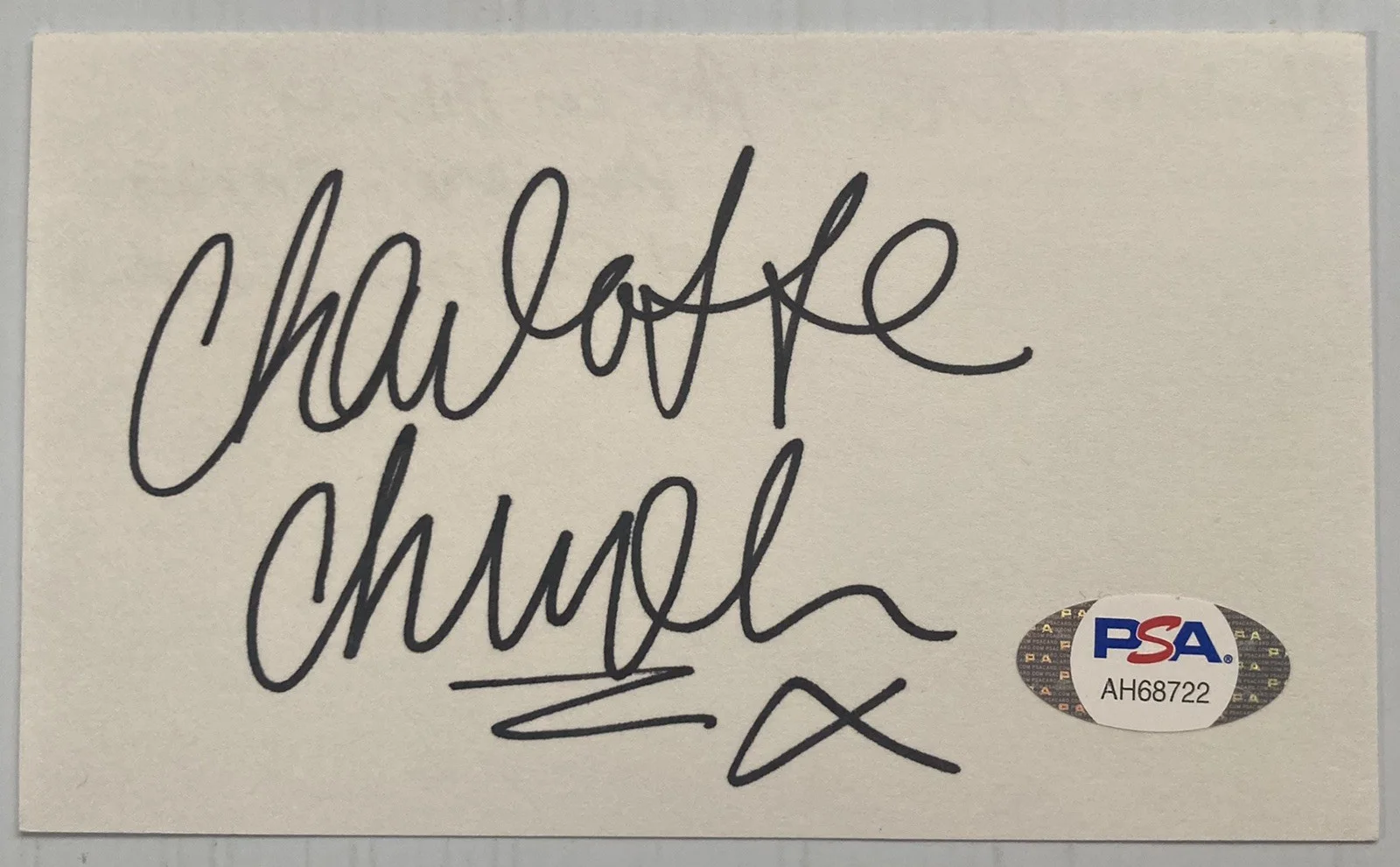 Singer Charlotte Church Signed Autograph 3x5 Index Card - PSA DNA - FREE S&H!, изображение 2