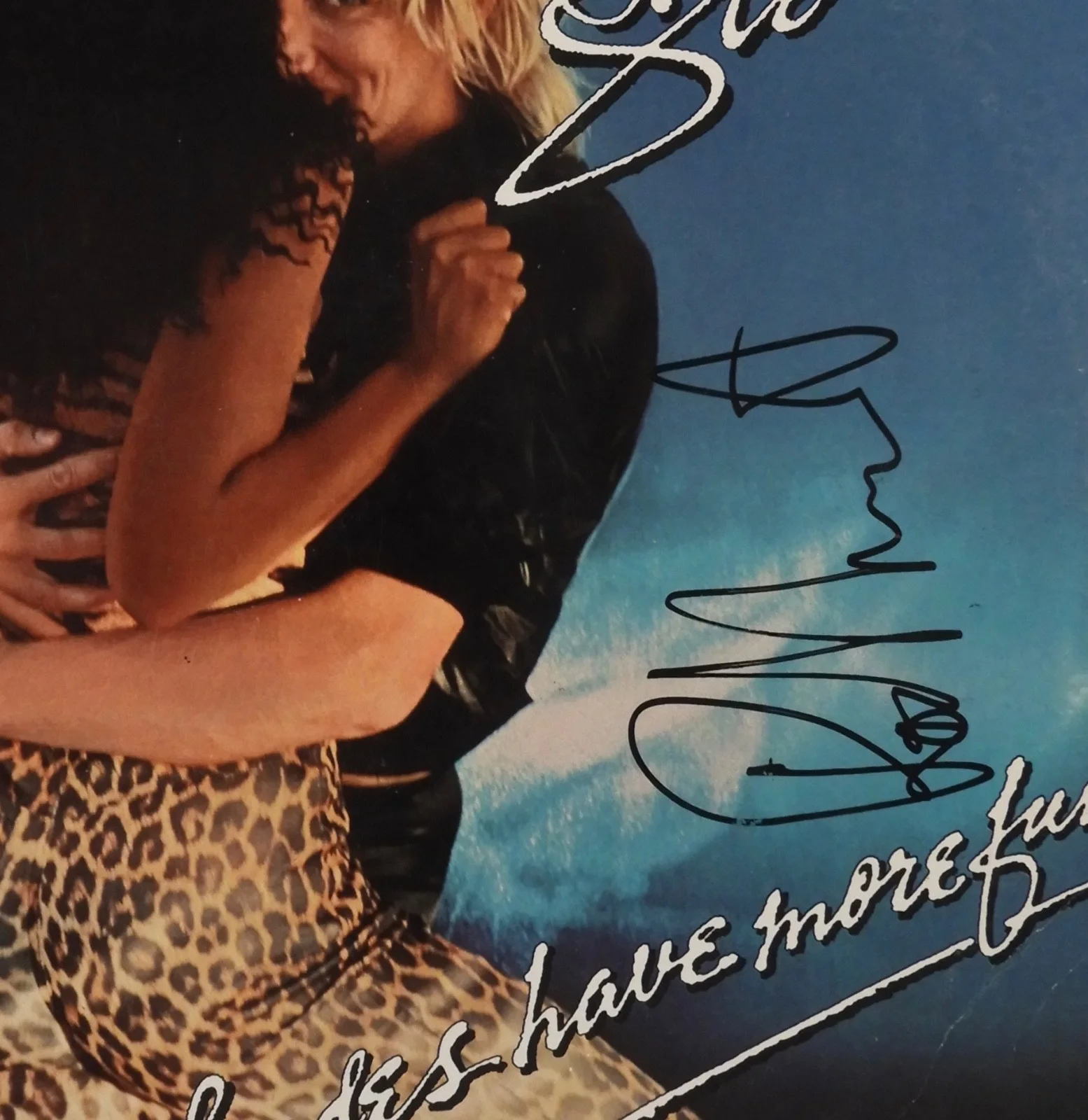 Rod Stewart JSA Signed Autograph Album Record Vinyl Blondes Have More Fun, image 2