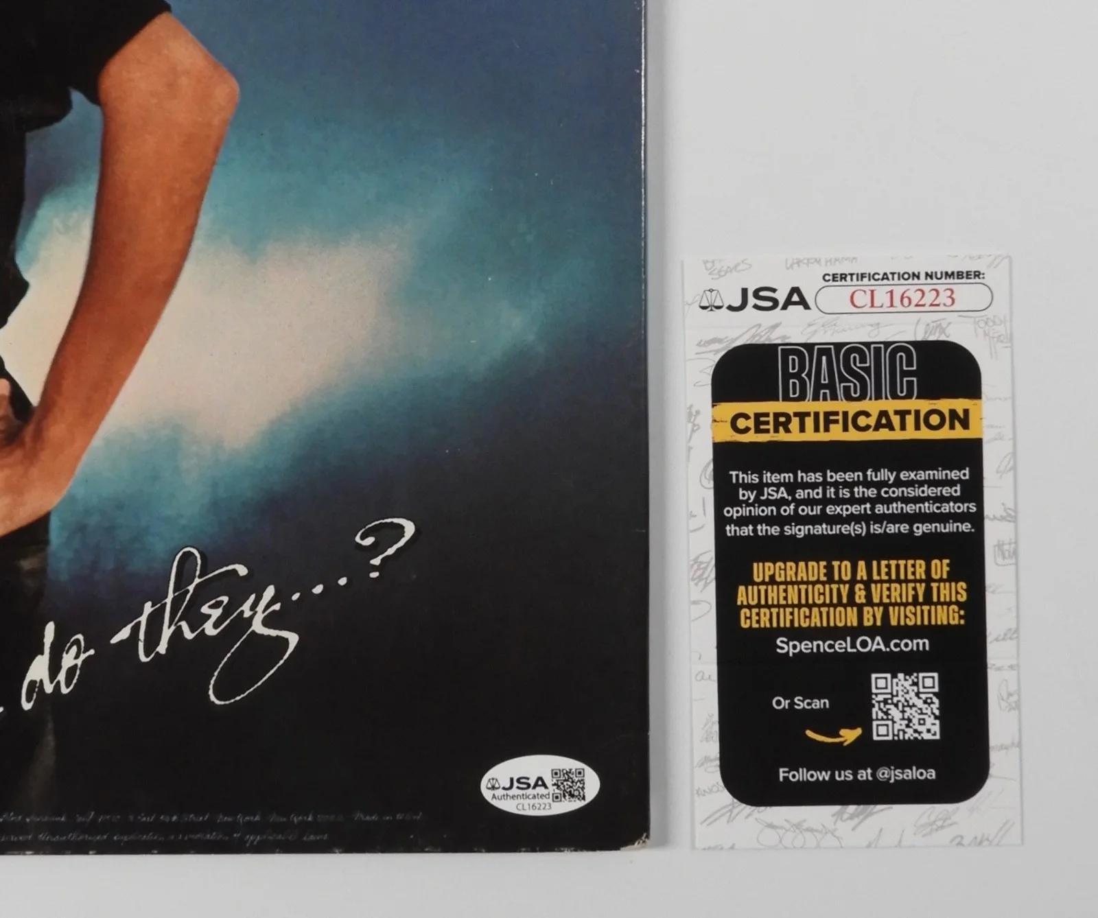 Rod Stewart JSA Signed Autograph Album Record Vinyl Blondes Have More Fun, image 3