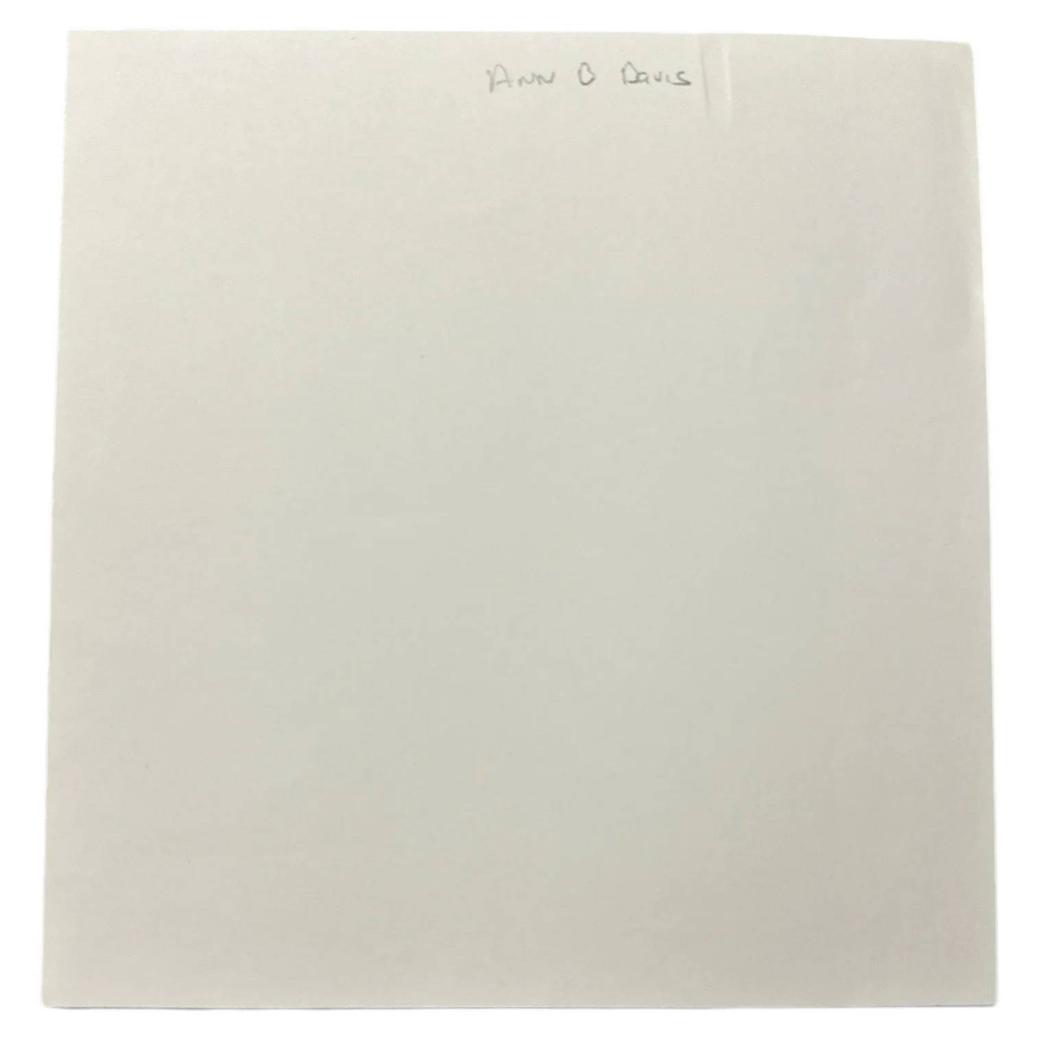 Ann B. Davis — Ann B. Davis (d. 2014) Autograph Signed 8.5x8.5” Hand Tracing! Alice Brady Bunch, image 2
