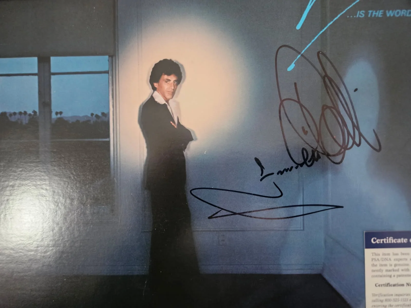 4 Seasons Frankie Valli Autographed Is The Word Album PSA DNA Certified, изображение 4