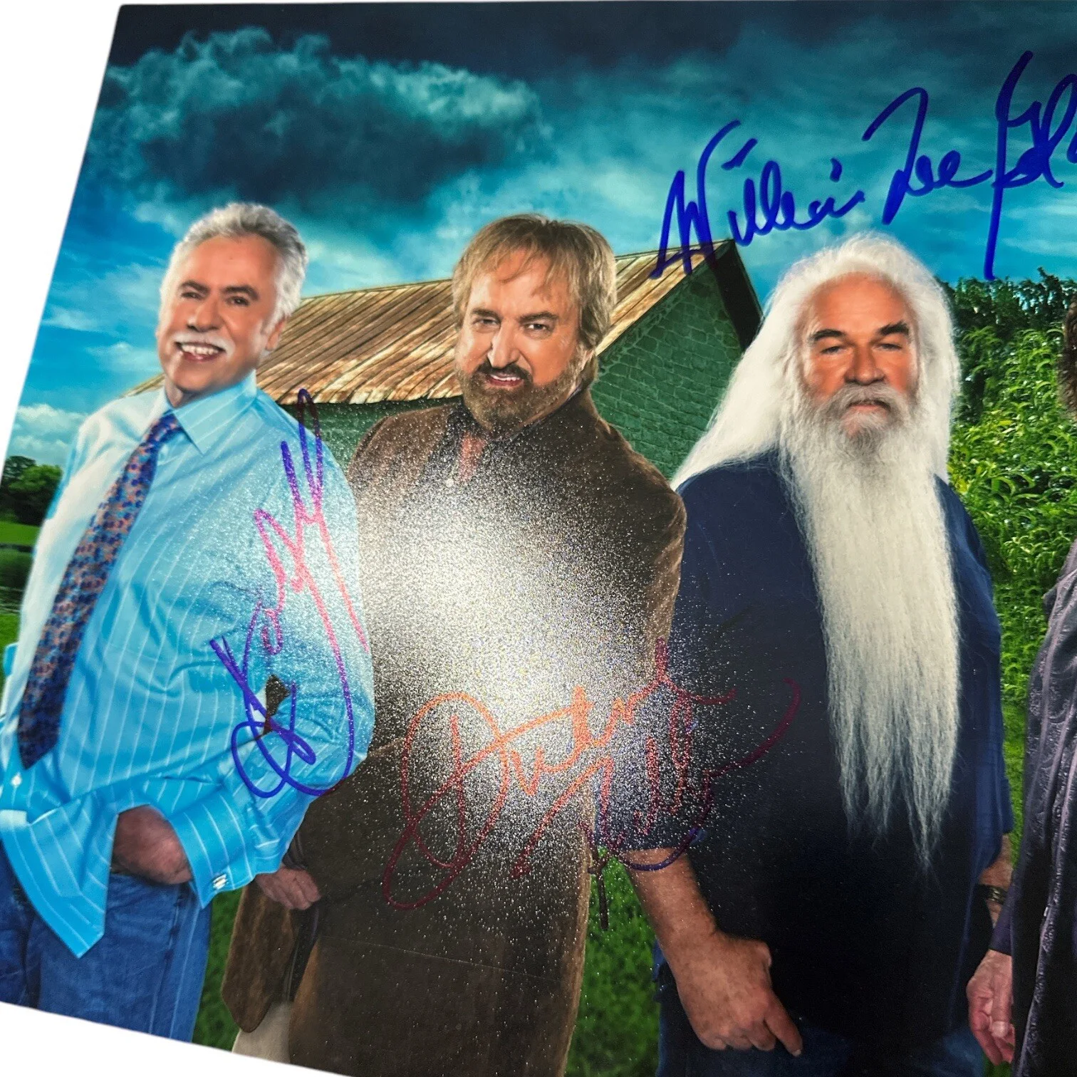 Oak Ridge Boys Autograph 11x14 Photo! Signed x4 Members! Country Music Legends!, изображение 2