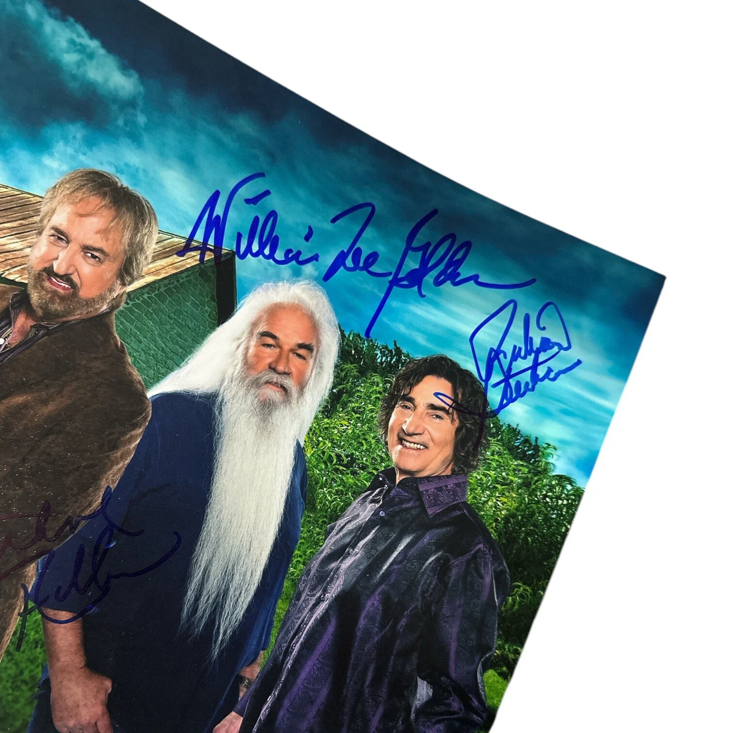 Oak Ridge Boys Autograph 11x14 Photo! Signed x4 Members! Country Music Legends!, изображение 3