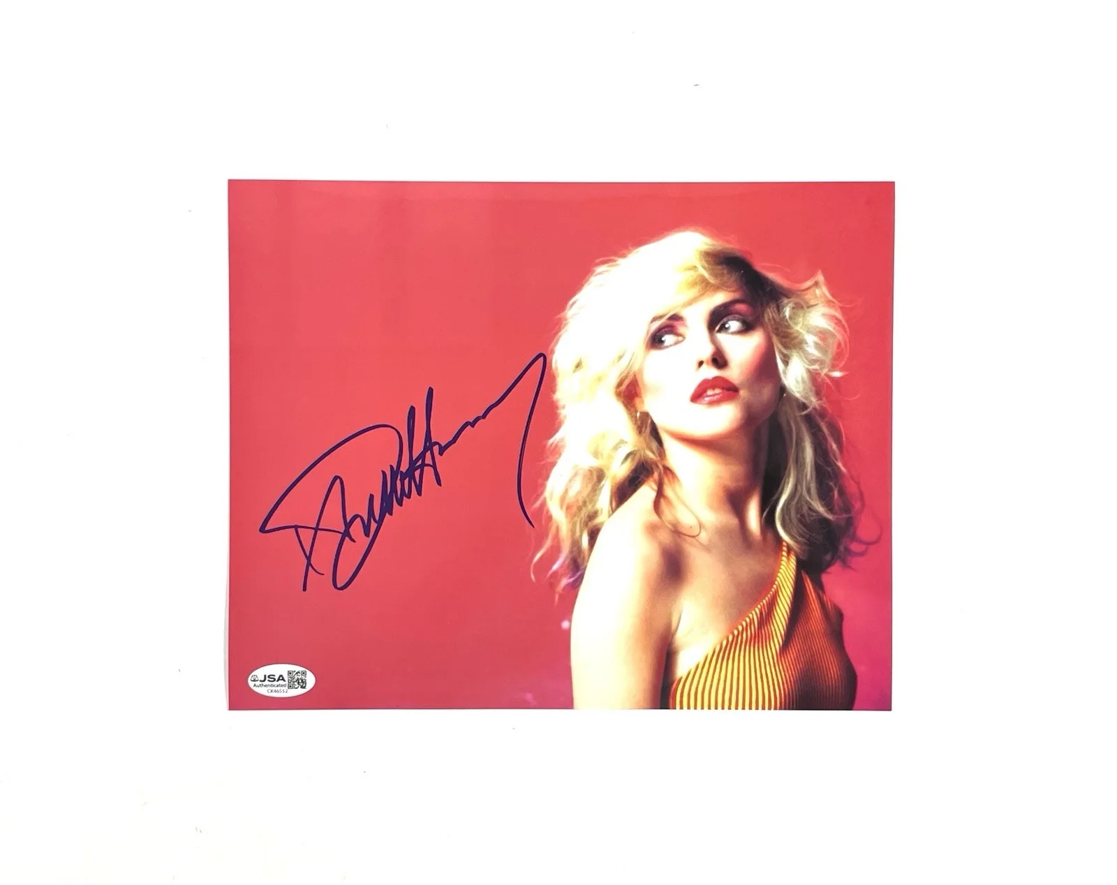 Blondie Rare Signed Autographed 8x10 Photo Vintage Debbie Harry Deborah JSA COA, image 2