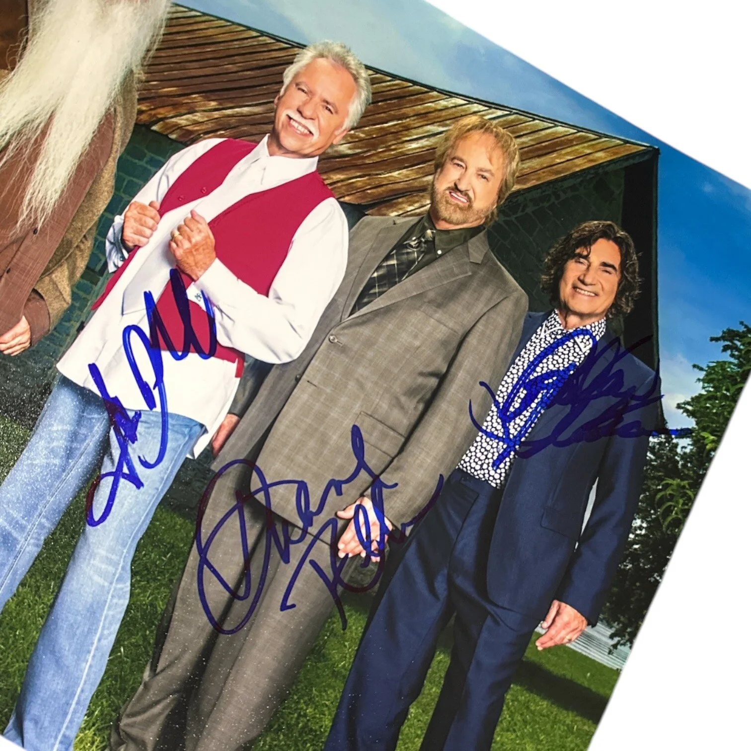 Oak Ridge Boys Autograph 11x14 Photo! Signed x4 Members! Country Music Legends!, изображение 3