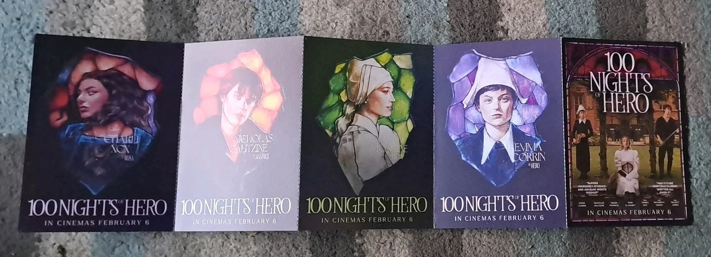 100 Nights of Hero (5x Promotional Postcards for 2026 release) inc Charlie XCX, изображение 2