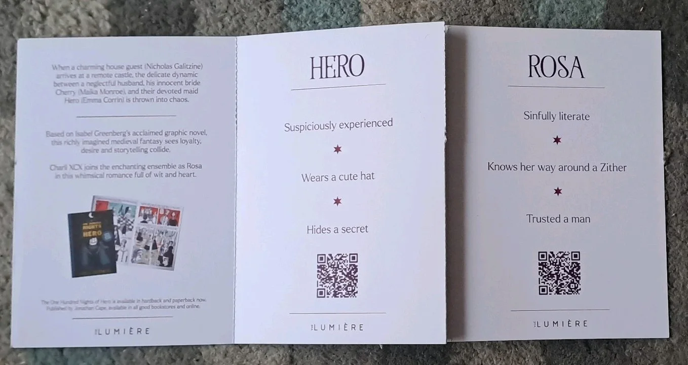 100 Nights of Hero (5x Promotional Postcards for 2026 release) inc Charlie XCX, изображение 5