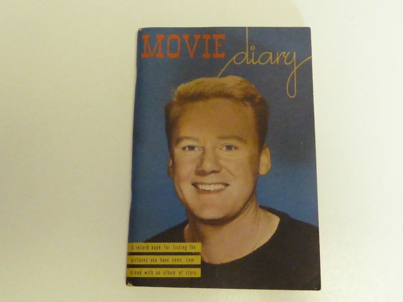 RARE MOVIE DIARY BOOK WITH ORIGINAL GARY COOPER AUTOGRAPH - VERY UNIQUE ITEM, image 2