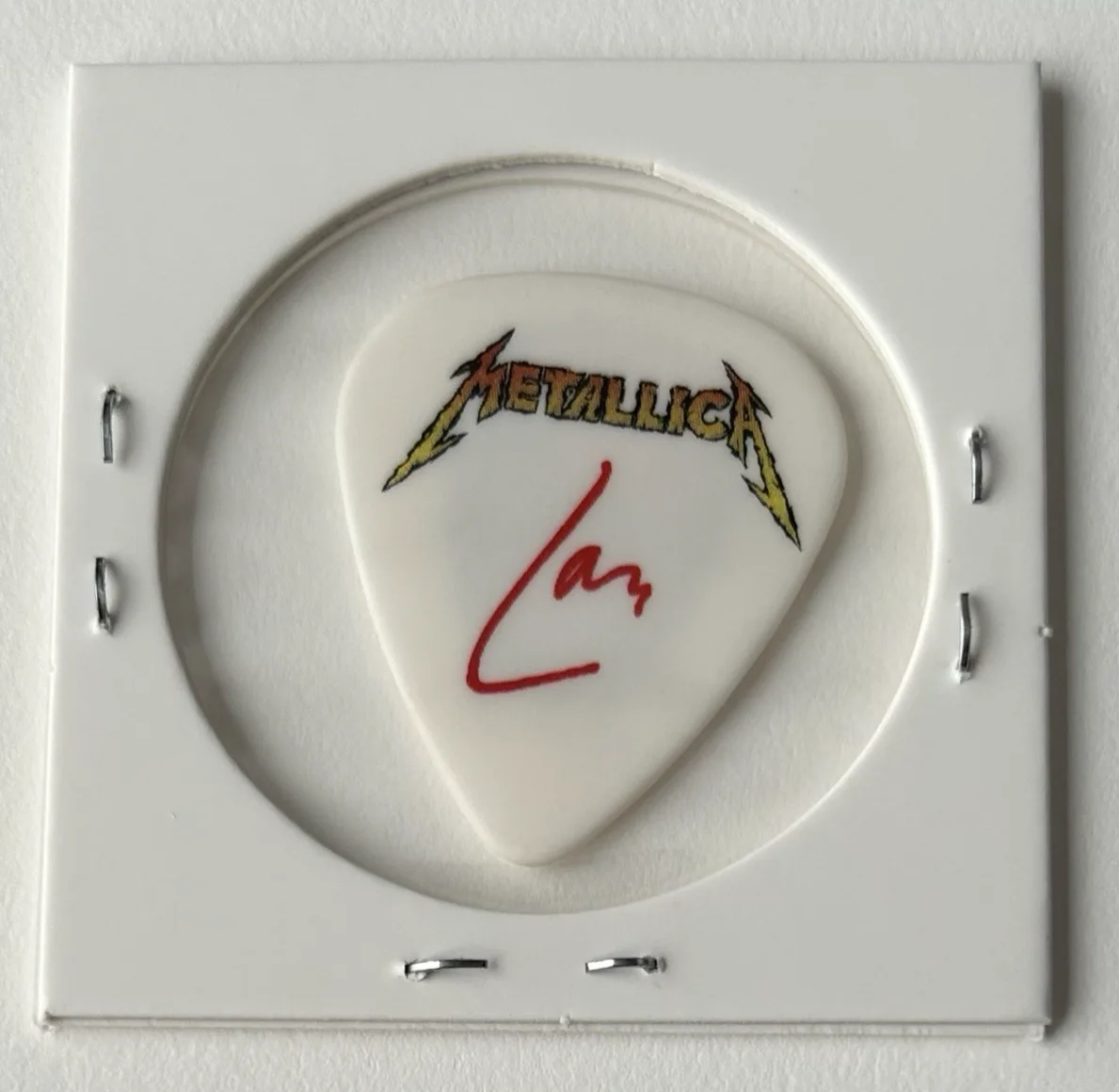 Metallica - Lars Ulrich Signature Tour Guitar Pick - Death Magnetic - Zombie, изображение 2